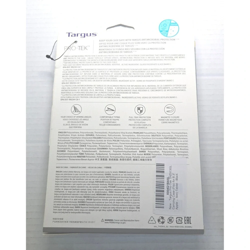 Targus Versavu Slim‎ iPad mini 6 Case, Blue